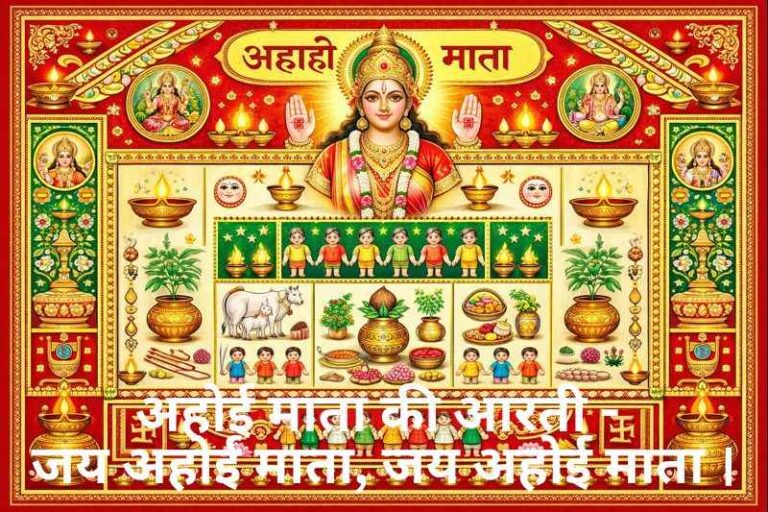 Ahoi Mata Ki Aarti Lyrics