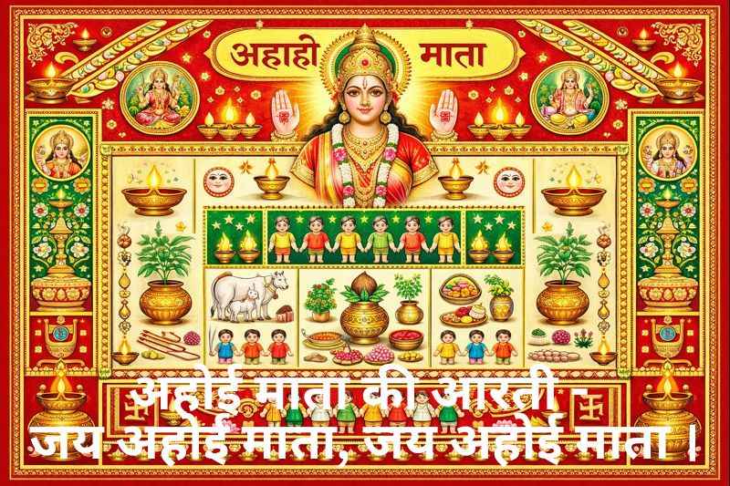 Ahoi Mata Ki Aarti Lyrics