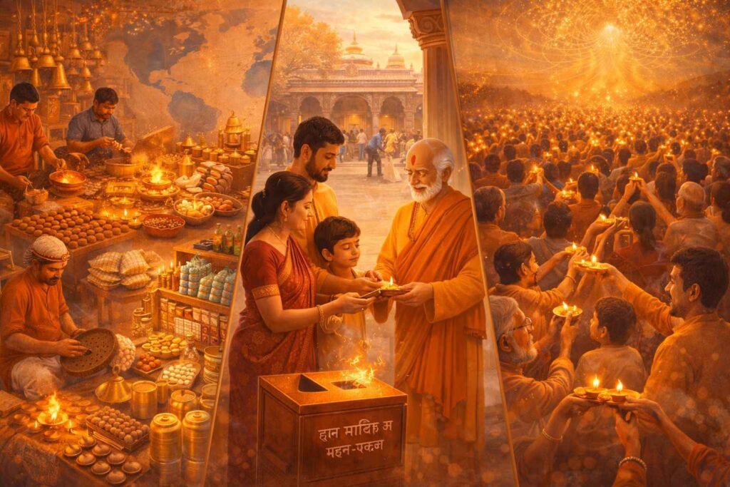 आरती के आर्थिक और सामाजिक पहलू