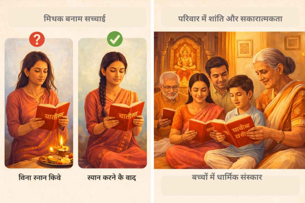 चालीसा पाठ से जुड़े सामान्य मिथक और सच्चाई