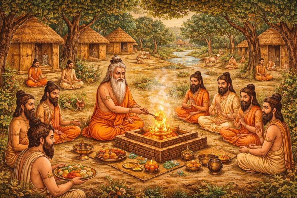 वैदिक परंपरा में आरती का उल्लेख