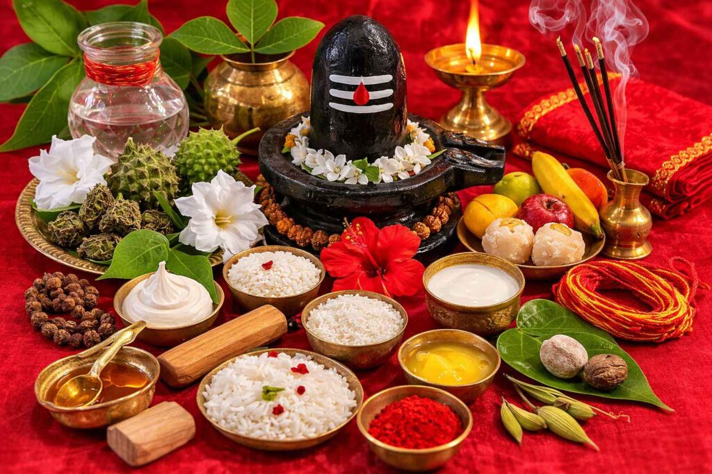 16 सोमवार व्रत पूजा सामग्री क्या-क्या चाहिए