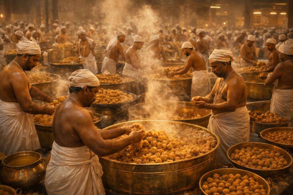 तिरुपति बालाजी मंदिर का प्रसाद