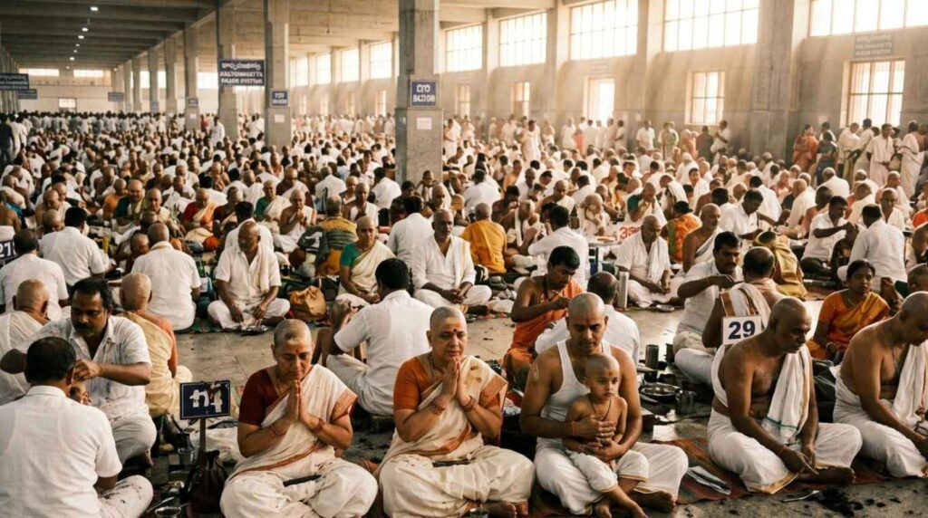 तिरुपति बालाजी मंदिर में बाल दान