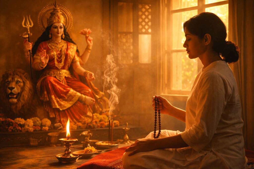 माँ दुर्गा के 108 नामों की साधना विधि
