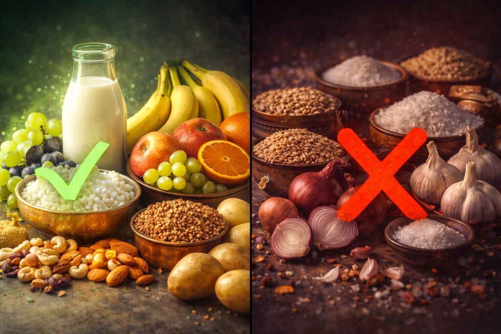 विभिन्न प्रकार के व्रतों के लिए विशेष दिशानिर्देश