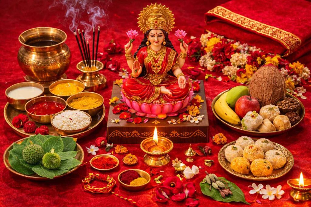 वैभव लक्ष्मी व्रत पूजा सामग्री