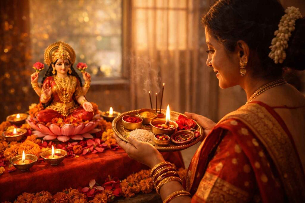 वैभव लक्ष्मी व्रत संपूर्ण पूजा विधि, सामग्री और शुभ मुहूर्त