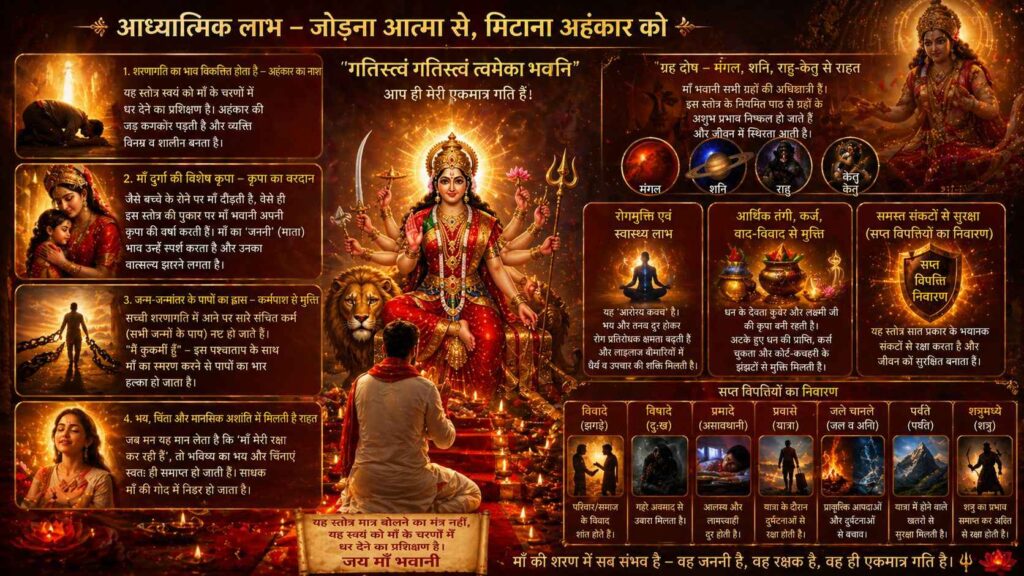 भवानी अष्टकम के लाभ – आध्यात्मिक और भौतिक दोनों