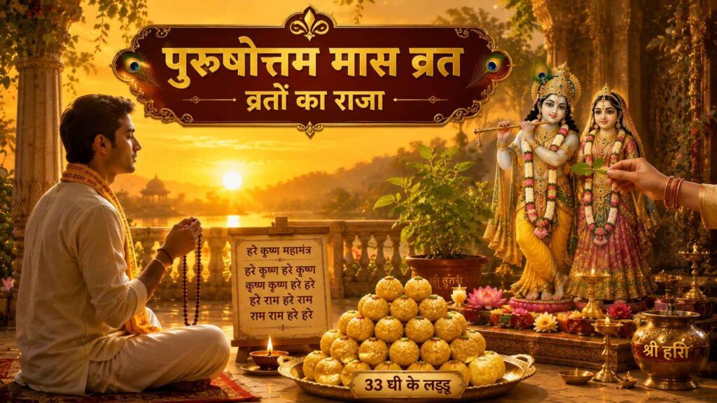 पुरुषोत्तम मास व्रत – रोचक बातें और संपूर्ण विधि