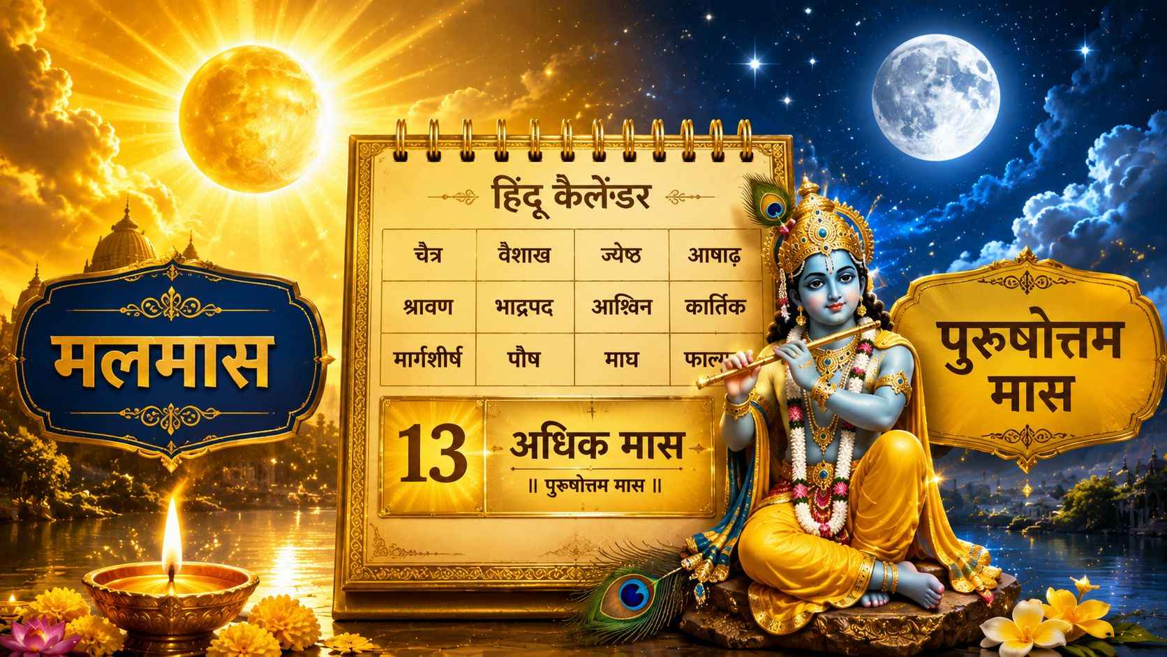 मलमास (अधिक मास) क्या है तीन नाम, एक अद्भुत महीना