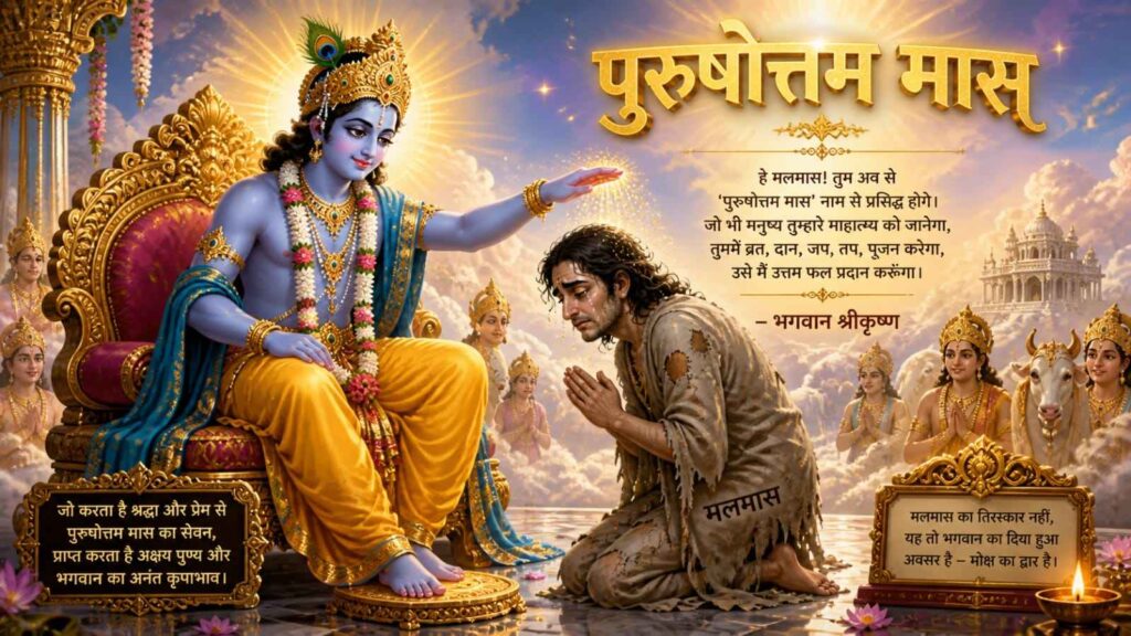 ‘मलमास’ से ‘पुरुषोत्तम मास’ तक – अद्भुत पौराणिक कथा